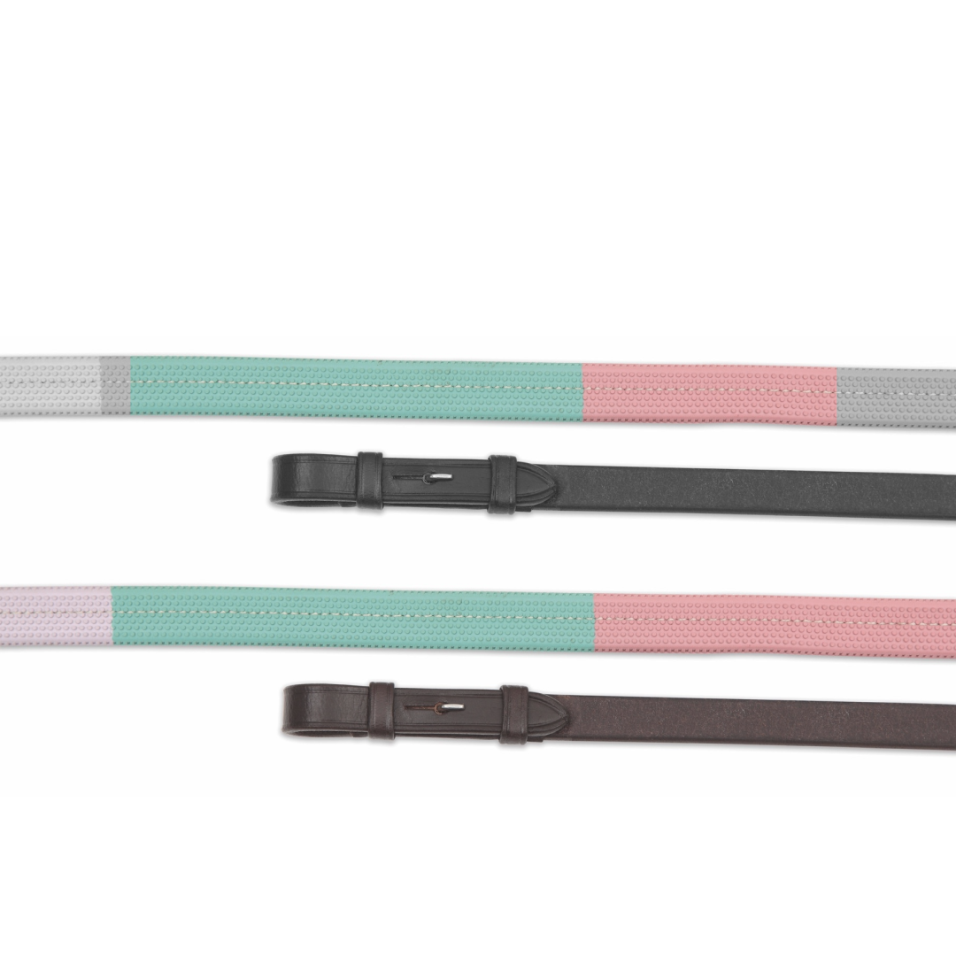 Shires Velociti GARA Rubber Grip Training Reins