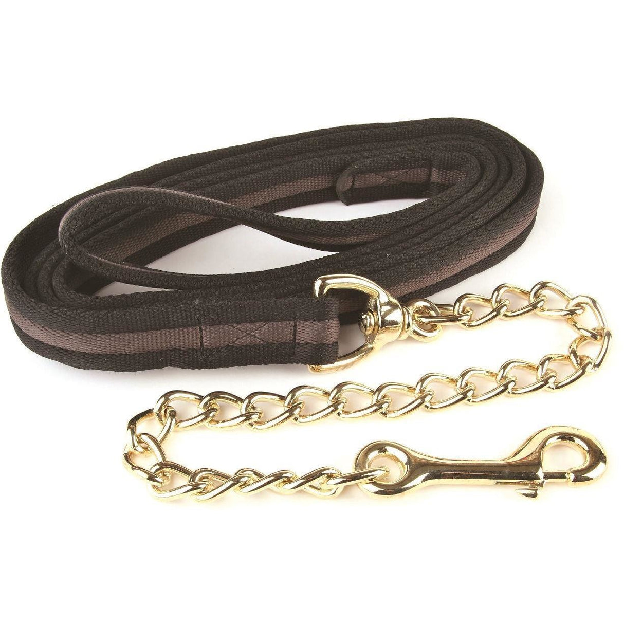 Hy Soft Webbing Führzügel mit Kette