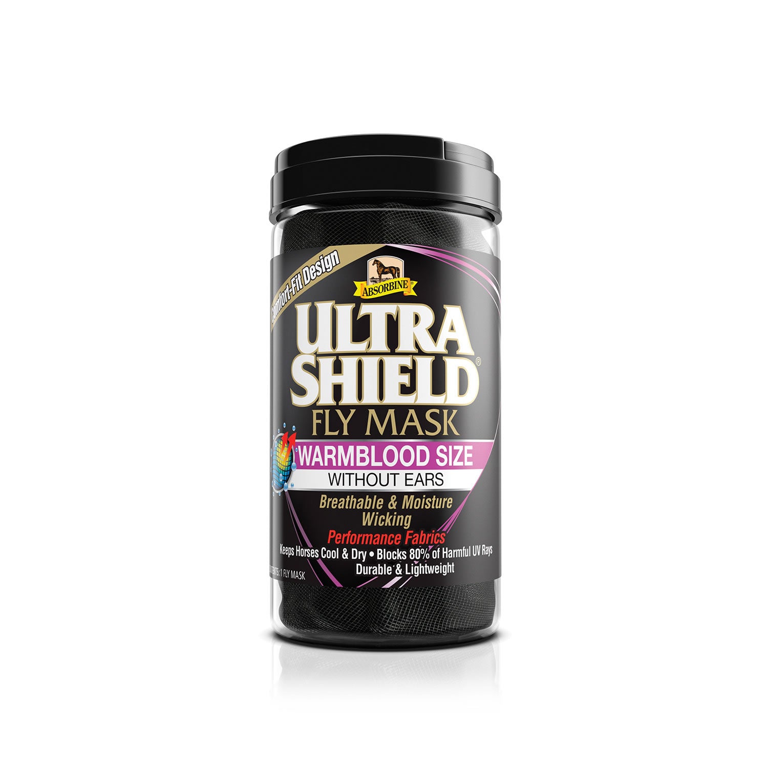 Absorbine UltraShield Fly Mask without Ears #size_warmblood