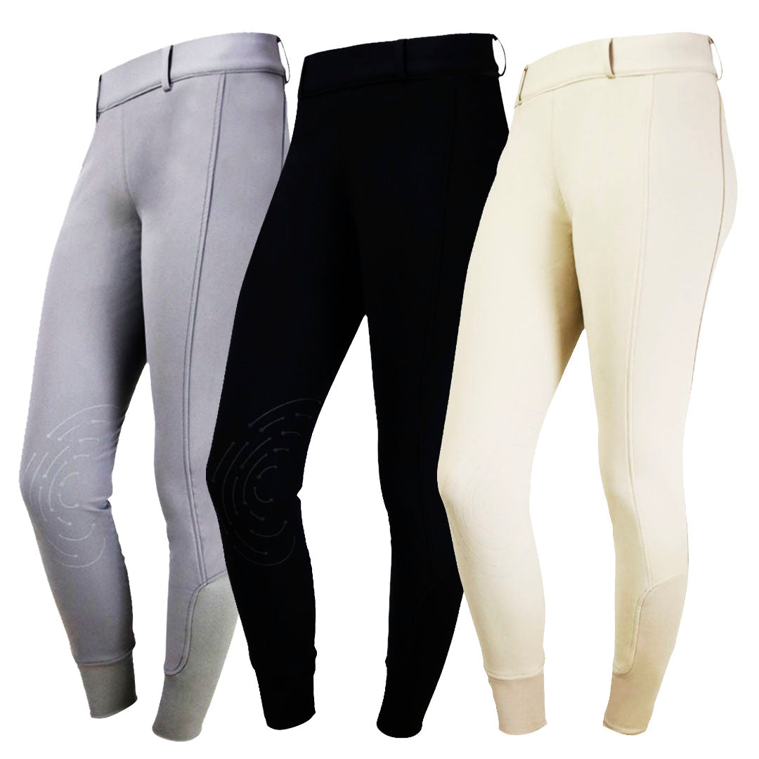 Hy Equestrian Glacial Damen Softshell-Knie-Grip-Reitstrumpfhose