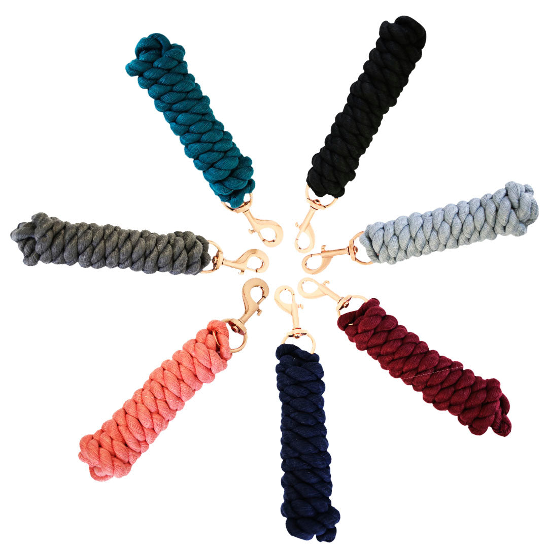 Hy Equestrian Führstrick mit Roségold-Details