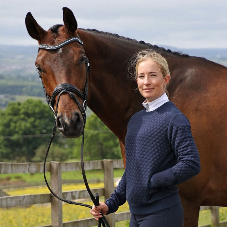 Coldstream Foulden Sweater #colour_navy