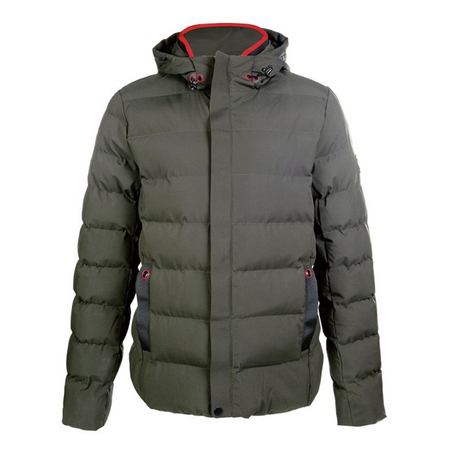 HKM Hamburg Men's Quilted Jacket #colour_olive-green