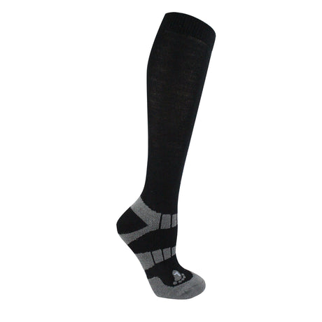 Woof Wear Winter Riding Sock #colour_black-grey