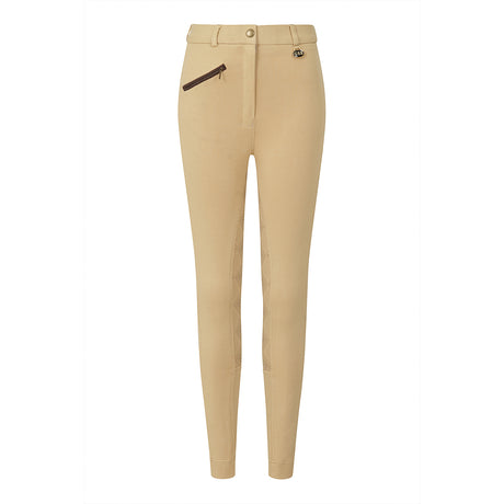 GS Equestrian Carol Damen-Reithose mit Vollbesatz, zweifarbig, Silikon