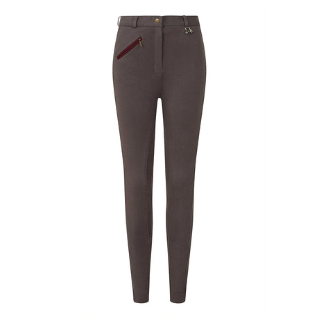 GS Equestrian Carol Damen-Reithose mit Vollbesatz, zweifarbig, Silikon