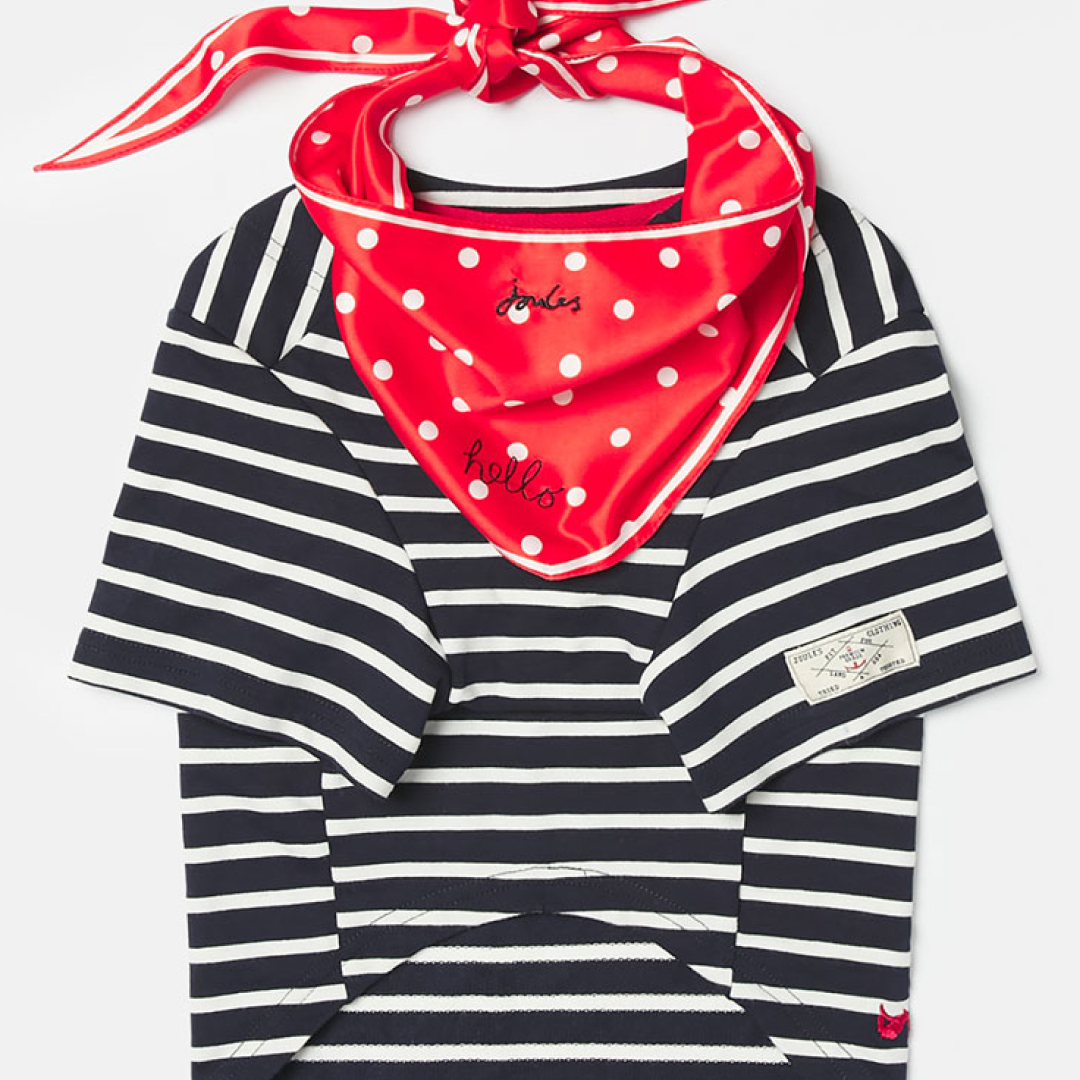 Joules Harbor Oberteil und Halstuch-Set