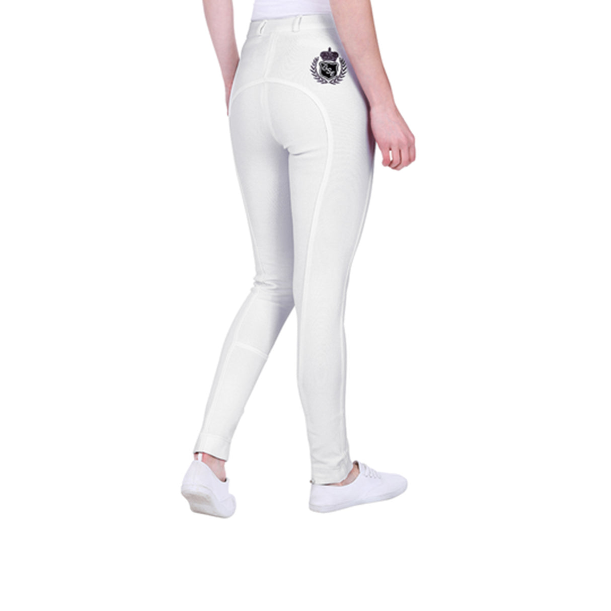 GS Equestrian Ellia Jodhpurs à fond intégral en silicone pour enfants