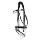 Stubben Switch Magic Tack with Slide/Lock Snaffle Bridle #colour_black-finish-white