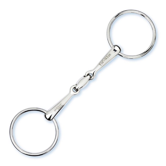 Stubben 2221 Easy Control Stainless Steel Loose Ring Double Broken Snaffle