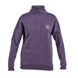 Shires Aubrion Ladies Serene Half Zip Sweater #colour_purple