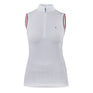 Shires Aubrion Arcaster Young Rider Sleeveless Shirt #colour_pink-pinstripe
