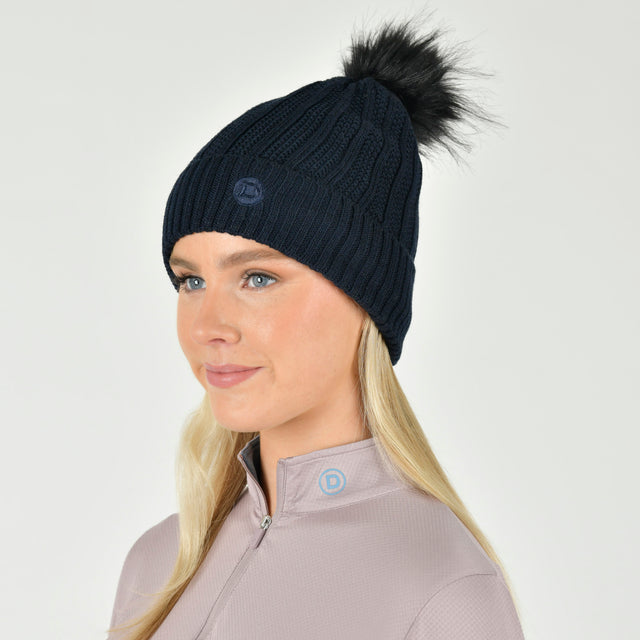 Dublin Rib Knit Beanie #colour_ink