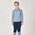Dublin Children's Breathable Long Sleeve Riding Top #colour_blue-fog
