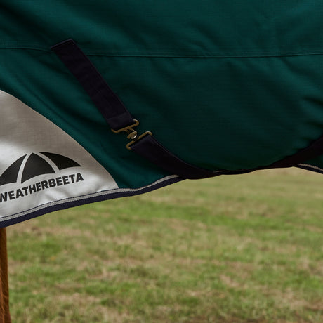 Weatherbeeta Comfitec Plus Dynamic 100G Detach-A-Neck Turnout #colour_forest-green-navy