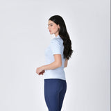 Weatherbeeta Ladies 37.5 Short Sleeve Performance Polo #colour_mist-blue