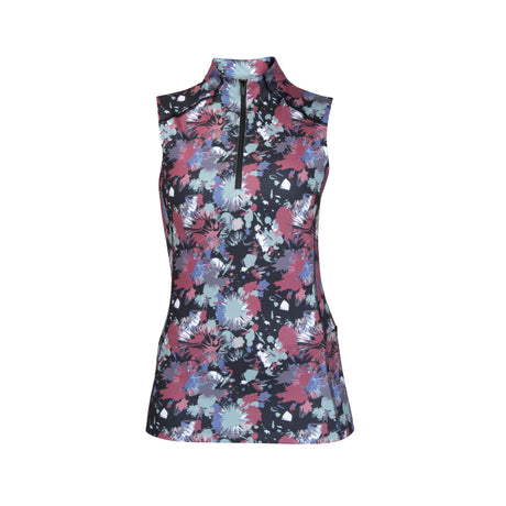 Shires Aubrion Ladies React Sleeveless Base Layer #colour_abstract