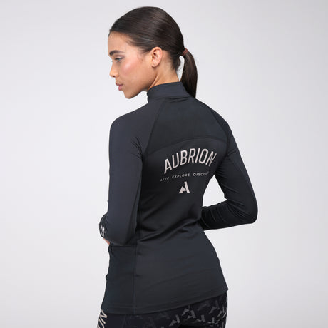 Shires Aubrion Ladies React Long Sleeve Base Layer #colour_shadow