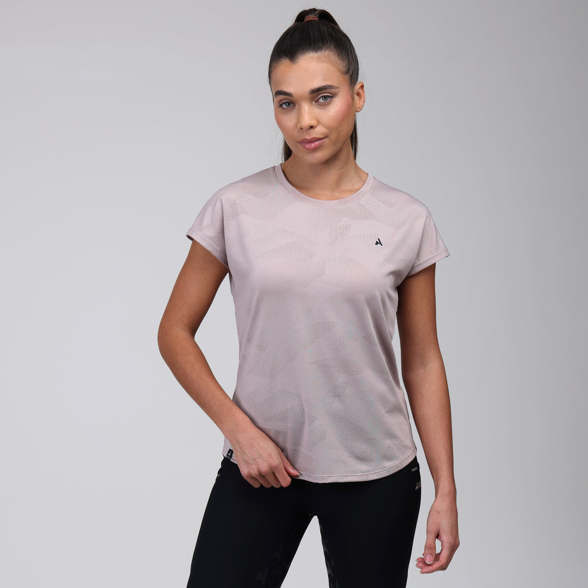 Shires Aubrion Ladies React Tech T-Shirt #colour_sand