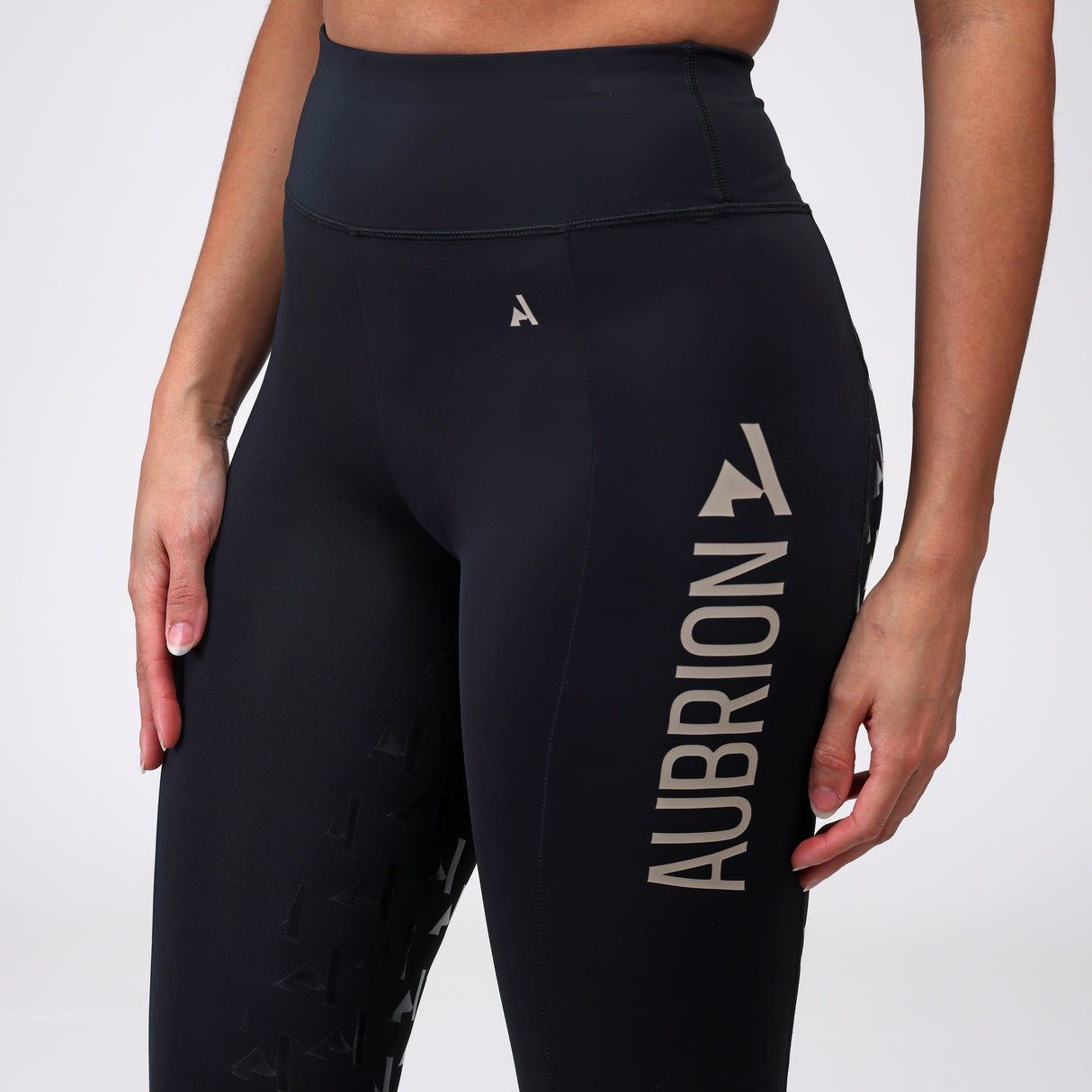 Shires Aubrion Ladies React Rythm Riding Tights #colour_shadow