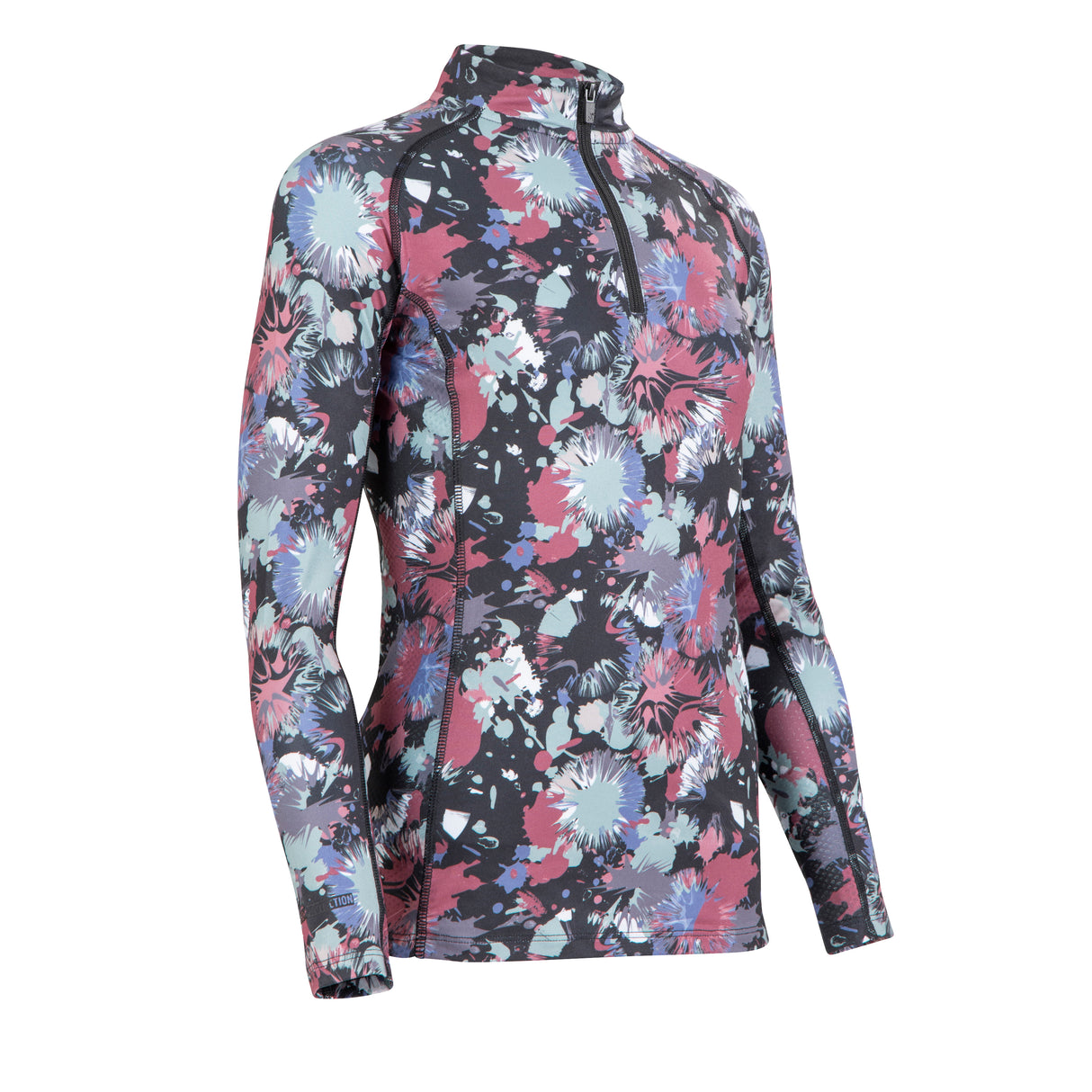 Shires Aubrion Young Rider React Long Sleeve Base Layer #colour_abstract