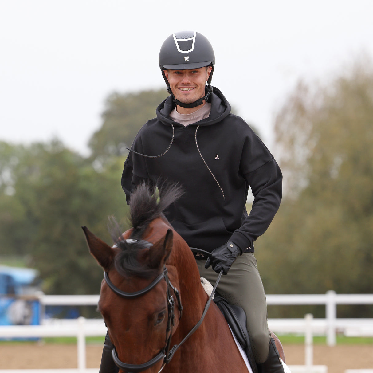 Shires Aubrion Young Rider React Unisex Hoodie #colour_shadow