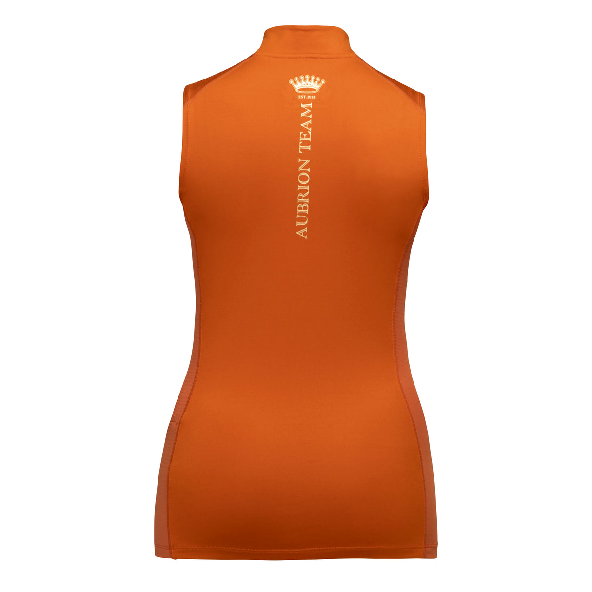 Shires Aubrion Ladies Team Sleeveless Base Layer #colour_rust