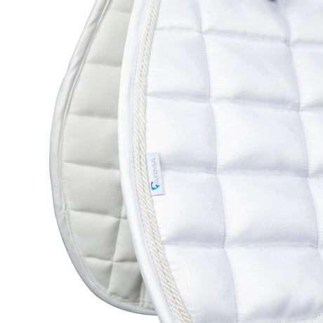 Shires ARMA Eltar Satin Saddlecloth #colour_white