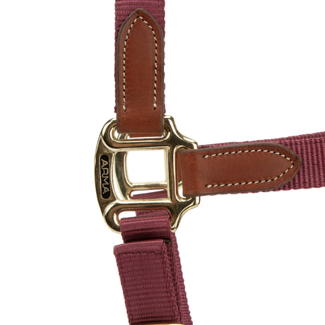 Shires ARMA Porto Headcollar #colour_black-cherry