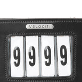 Shires Velociti Saddlecloth 4 Number Holder #colour_black