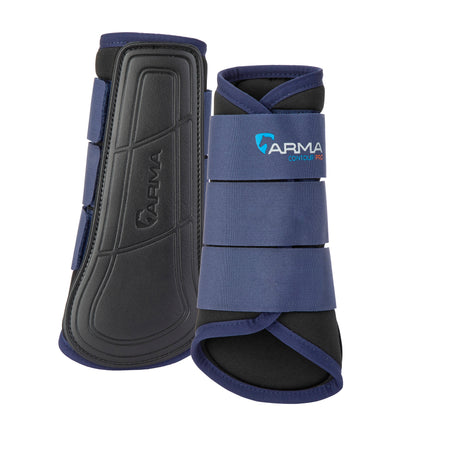 Shires ARMA Contour Pro Brushing Boots #colour_navy