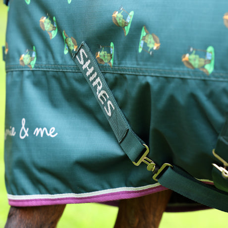 Shires Winnie & Me 100g Turnout Rug #colour_green
