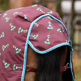 Shires Winnie & Me 200g Turnout Rug #colour_maroon