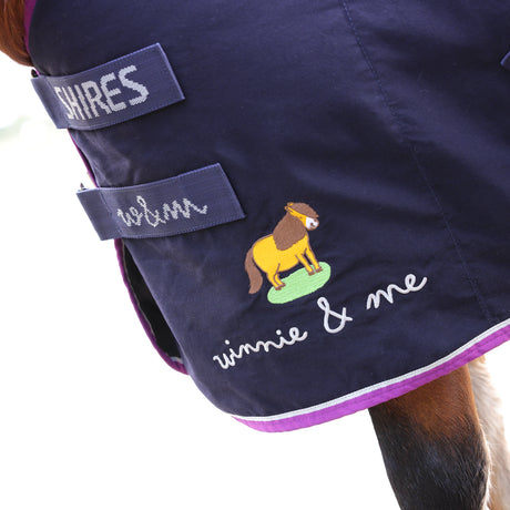 Shires Winnie & Me Stable Sheet #colour_navy