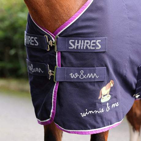 Shires Winnie & Me Stable Sheet #colour_navy