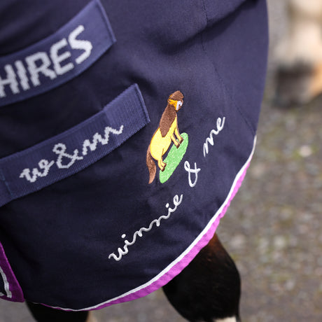 Shires Winnie & Me Stable Sheet #colour_navy