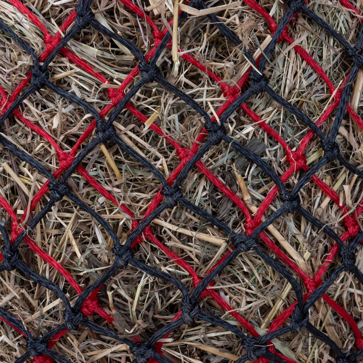 Shires Greedy Feeder Duo Haynet #colour_black-red