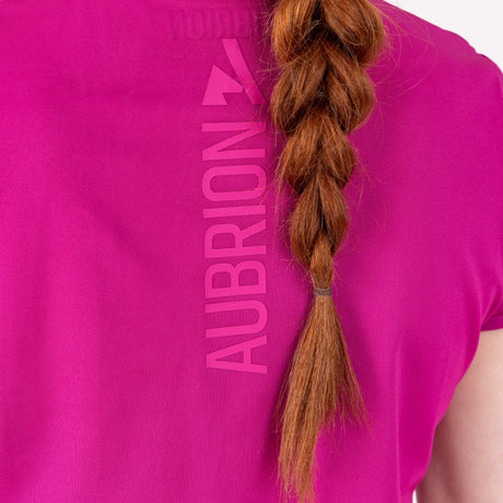 Shires Aubrion Ladies React Tech Polo #colour_fuchsia
