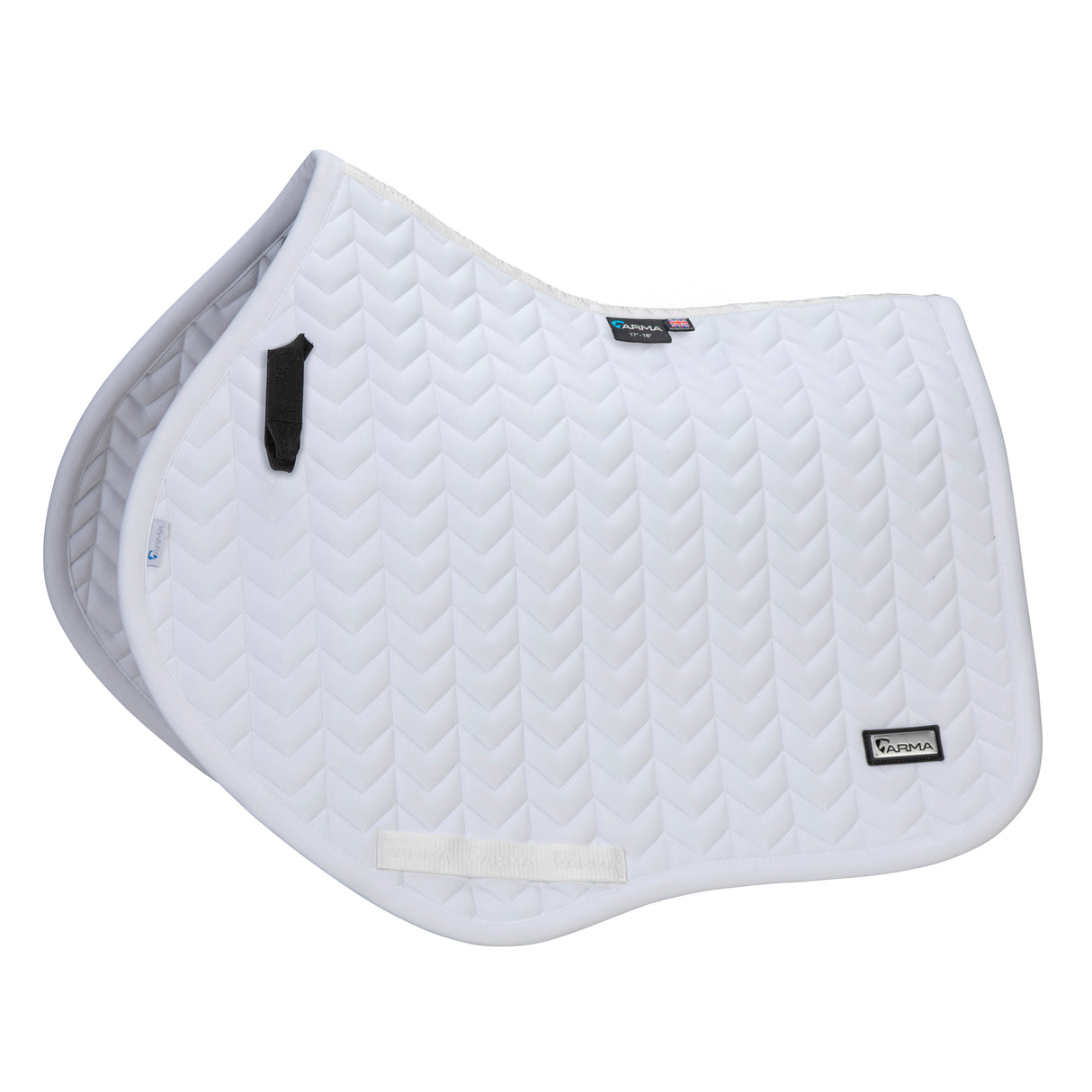 Shires ARMA Elegance 3.0 Jump Saddlecloth #colour_white