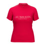 Shires Aubrion Equestrian Short Sleeve Base Layer #colour_dewberry