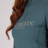 Shires Aubrion Equestrian Long Sleeve Base Layer #colour_thyme