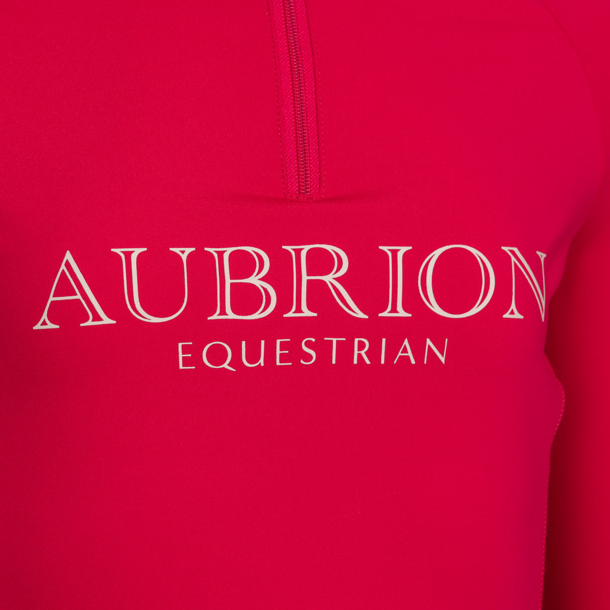 Shires Aubrion Equestrian Long Sleeve Base Layer -Young Rider #colour_dewberry