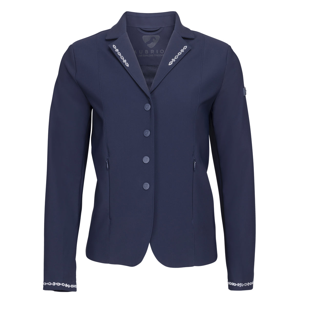 Shires Aubrion Children's Optima-LX Show Jacket #colour_navy
