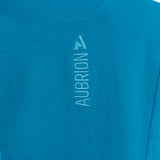 Shires Aubrion React Quarter Zip Sweater - Young Rider #colour_kingfisher