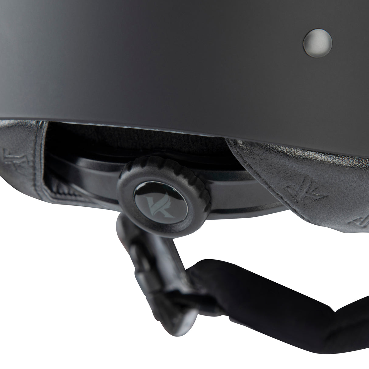 Shires Karben Amity Leather Riding Hat #colour_black