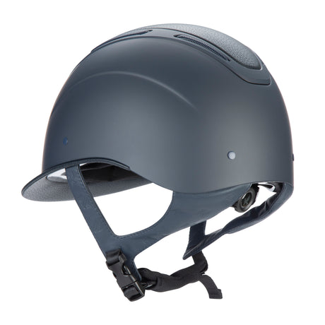 Shires Karben Amity Leather Riding Hat #colour_navy