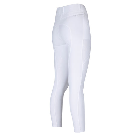 Shires Aubrion Optima LX Riding Tights #colour_white