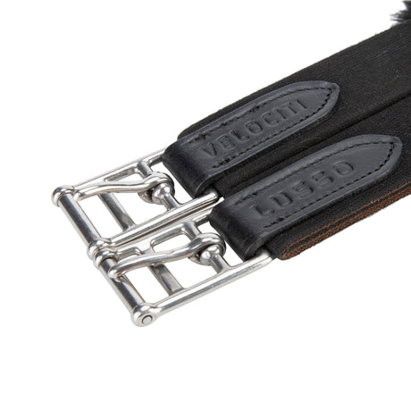 Shires Velociti LUSSO Anatomical SupaFleece Girth #colour_black