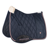 Waldhausen Modern Rosé Saddle Pad #colour_night-blue-rose-gold