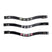 HKM Browbands -Hobby Horsing- Set of 3 #colour_rose-silver